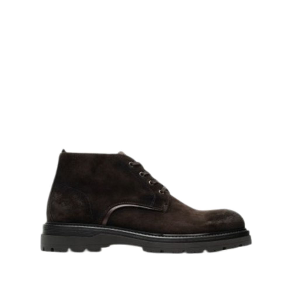 AMBITIOUS BERT MEN BROWN ANKLE BOOTS